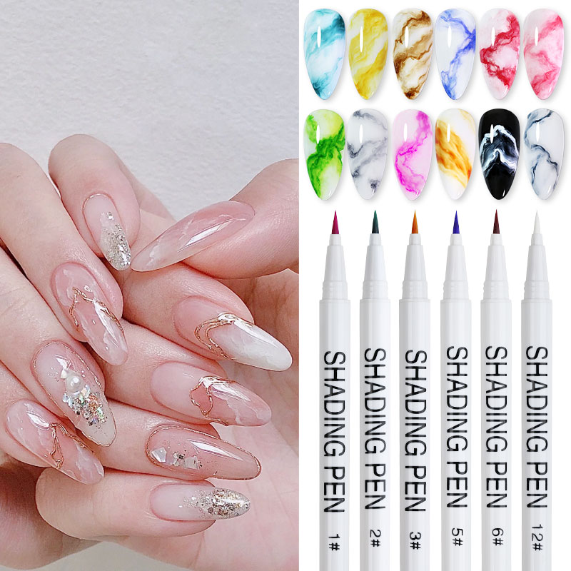 Gel Ink Pen Set - UV Gel Nail Art Pen voor