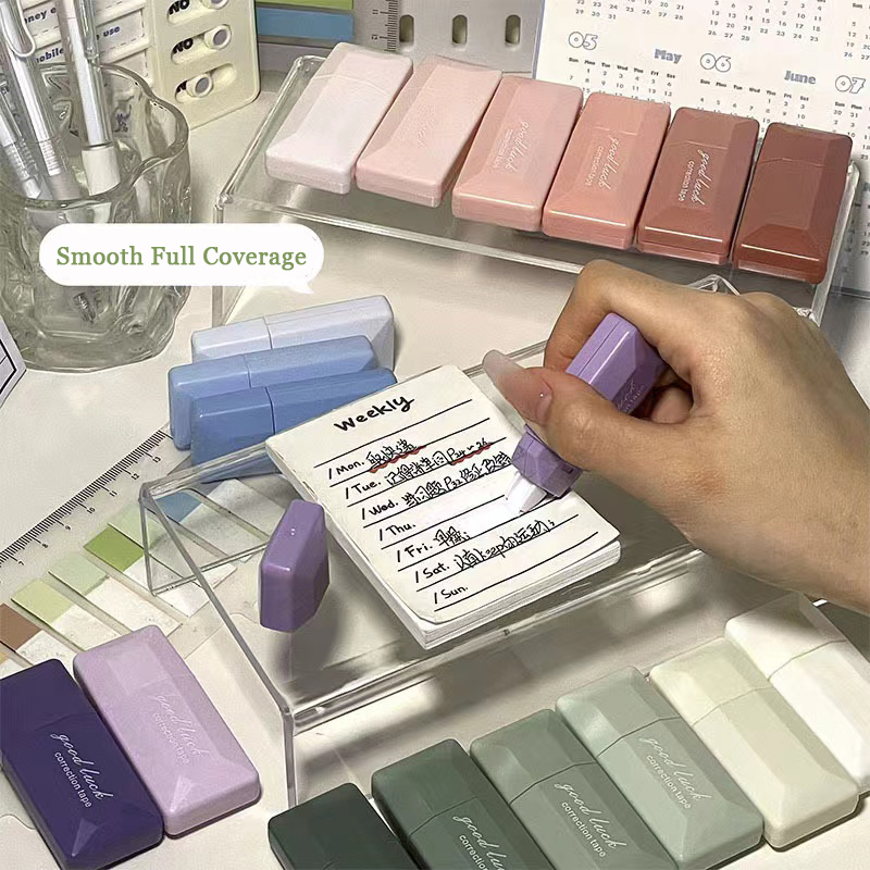 6PC kaartstijl gradiëntcorrect - Correction Tape Roller recensie en prijs