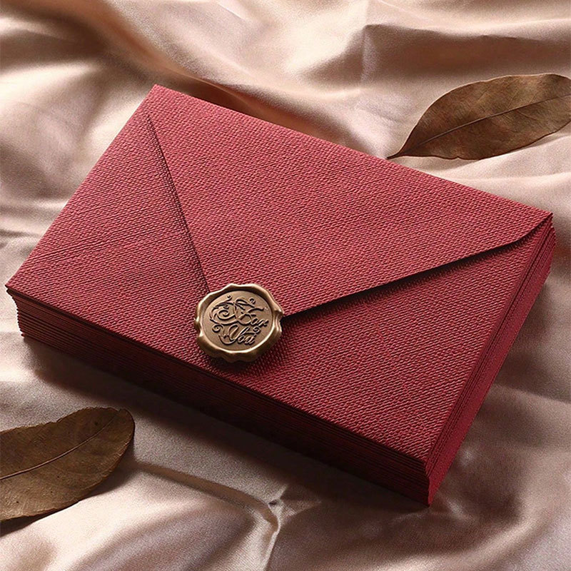 10 set 16x11cm wenskaarten lin - Wax Seal Stamp Kit recensie en prijs