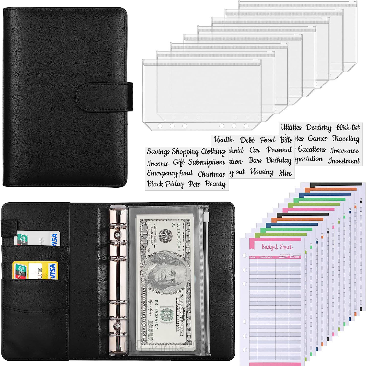 A6 budgetbinder met geldenvelo - Planner Weekly Budget recensie en prijs