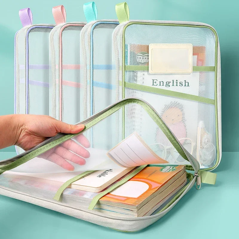 A4 Doorzichtige Mesh Documente - Portfolio Folder Zip recensie en prijs