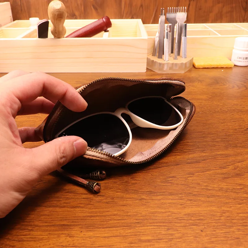 Eerste laag rundleer, etui voo - Tan Stationery & Office Supply recensie en prijs