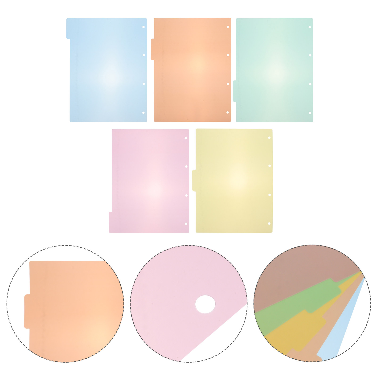 10 stuks meerkleurige plastic  - Index Tab Divider recensie en prijs