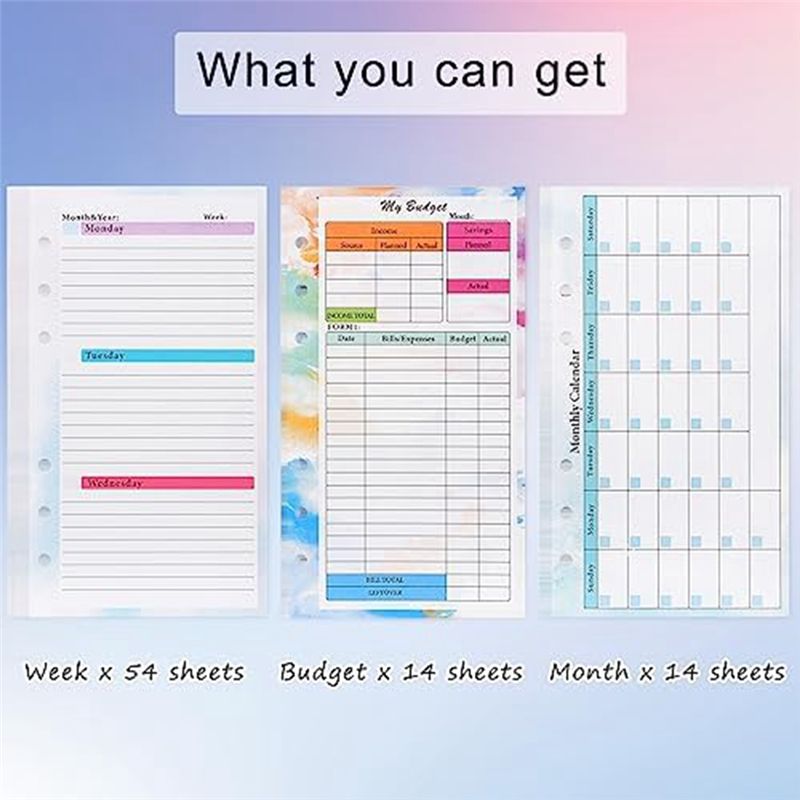 FTGT-A6 Budgetplanner Navullin - Planner Weekly Budget recensie en prijs
