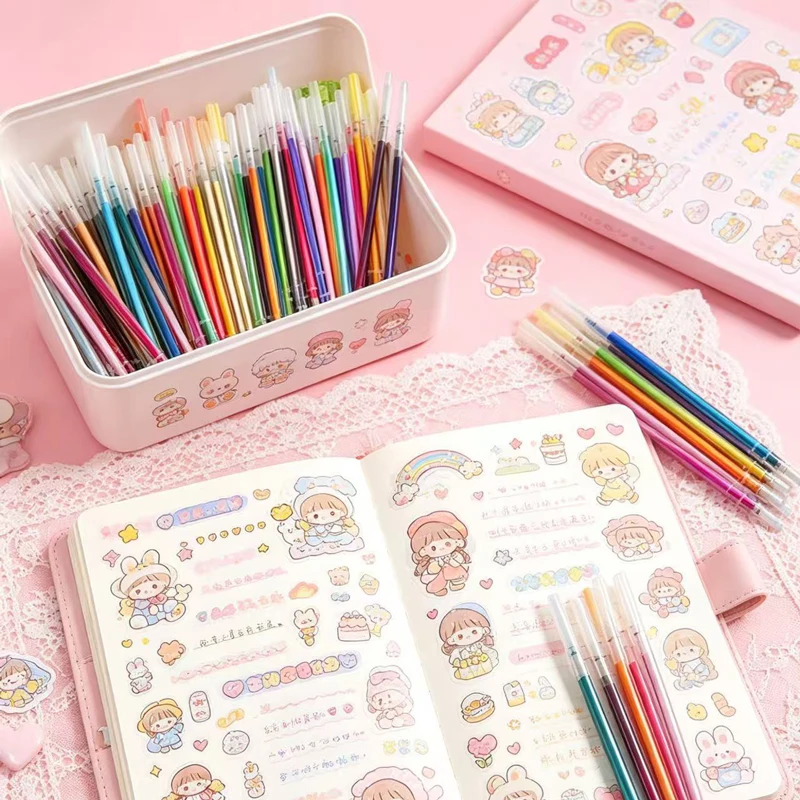 12-100 Stuks Glitter Pen Vulli - Gel Ink Pen Set recensie en prijs