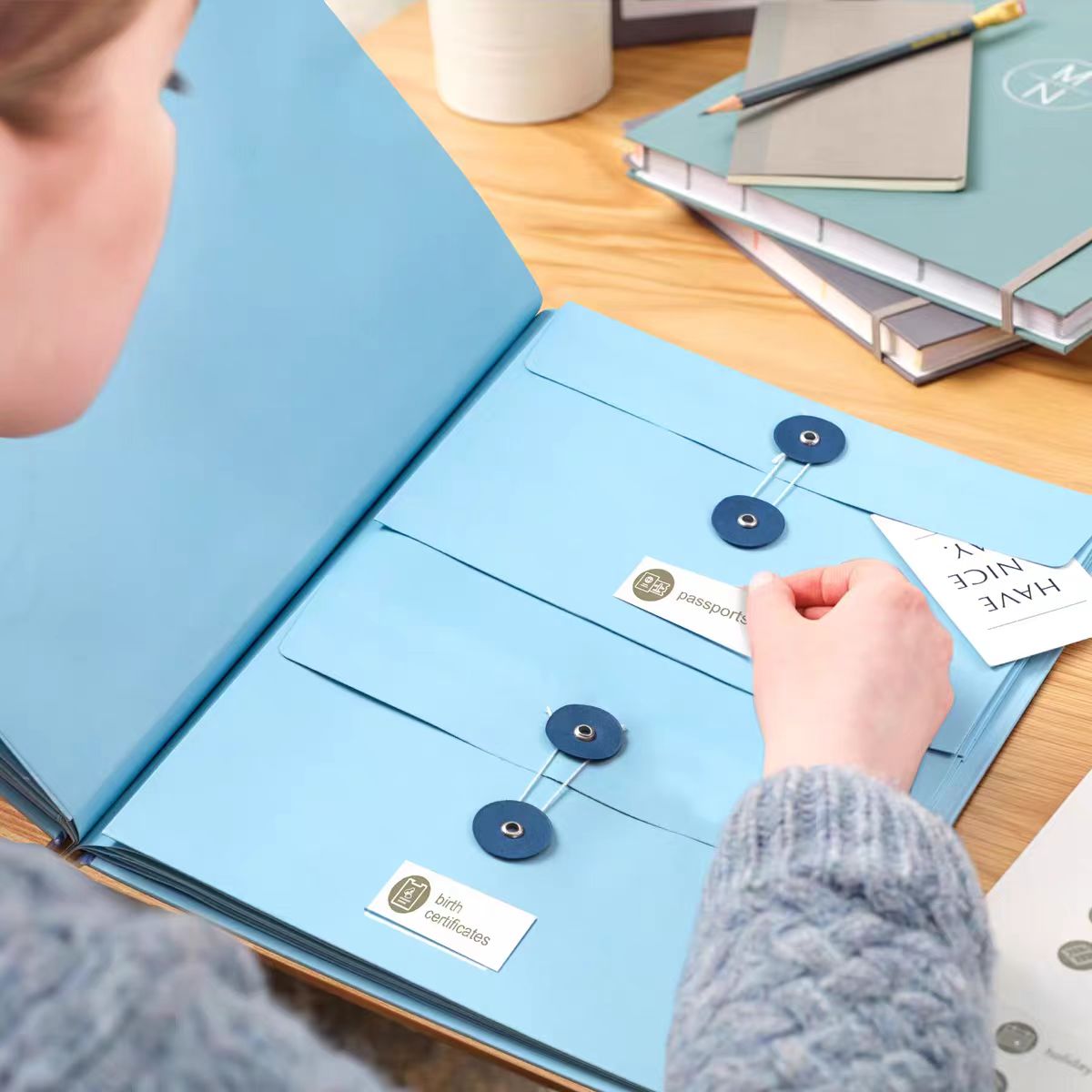 Nieuwe collectie bestandsmappe - Portfolio Folder Zip recensie en prijs
