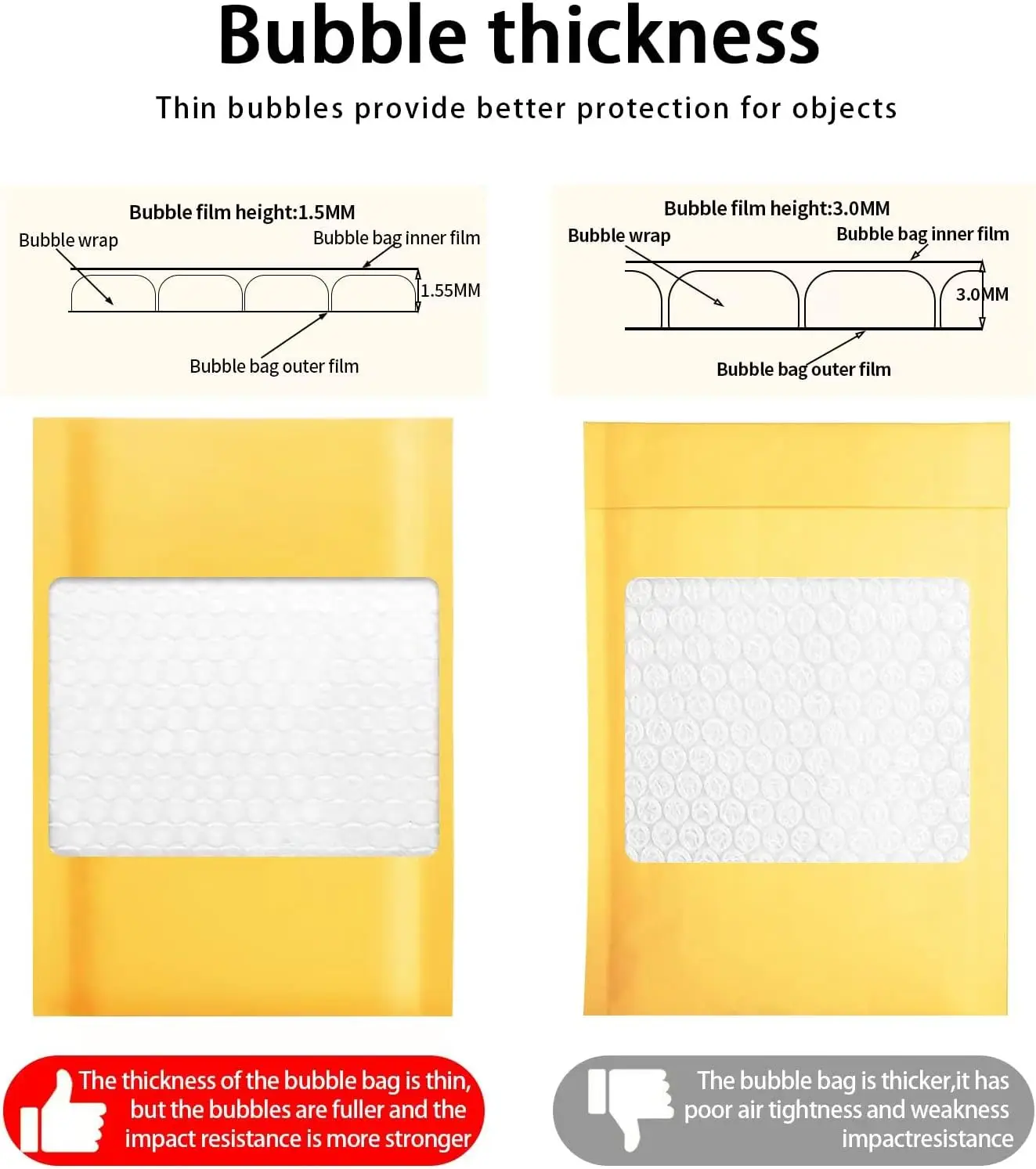100 Stuks Bubble Envelop Verze - Letter Envelope Kraft recensie en prijs
