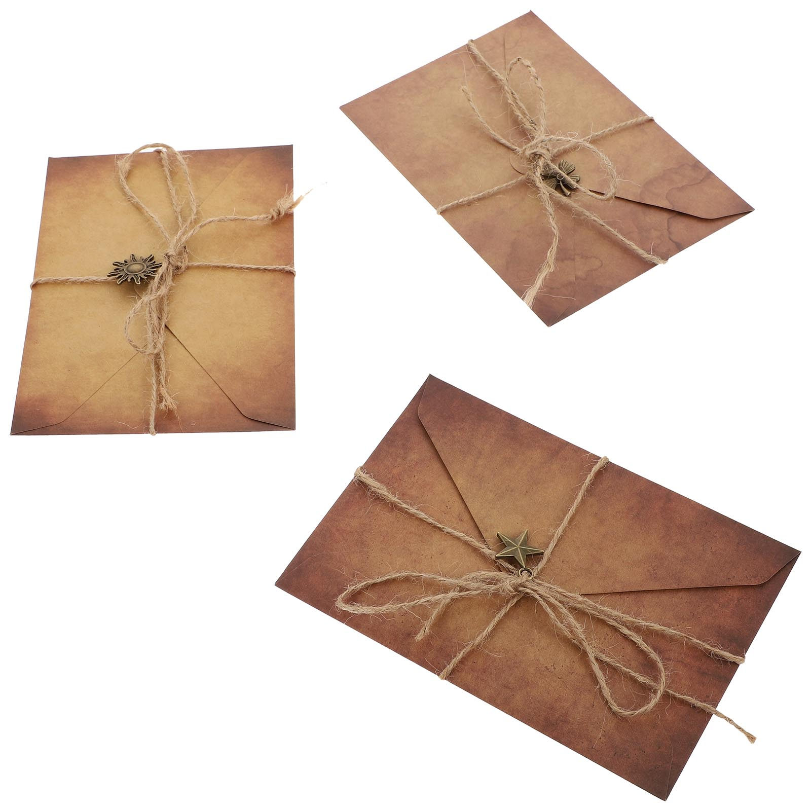 Vintage set met bedrukt papier - Letter Envelope Kraft recensie en prijs