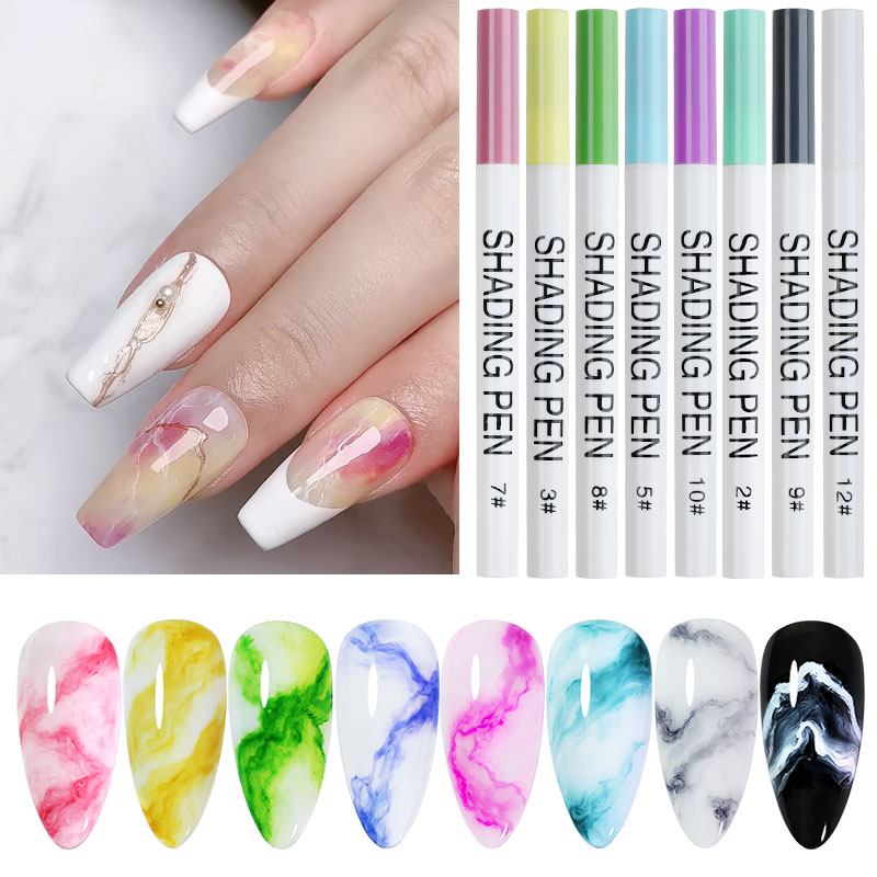 UV Gel Nail Art Pen voor marme - Gel Ink Pen Set recensie en prijs
