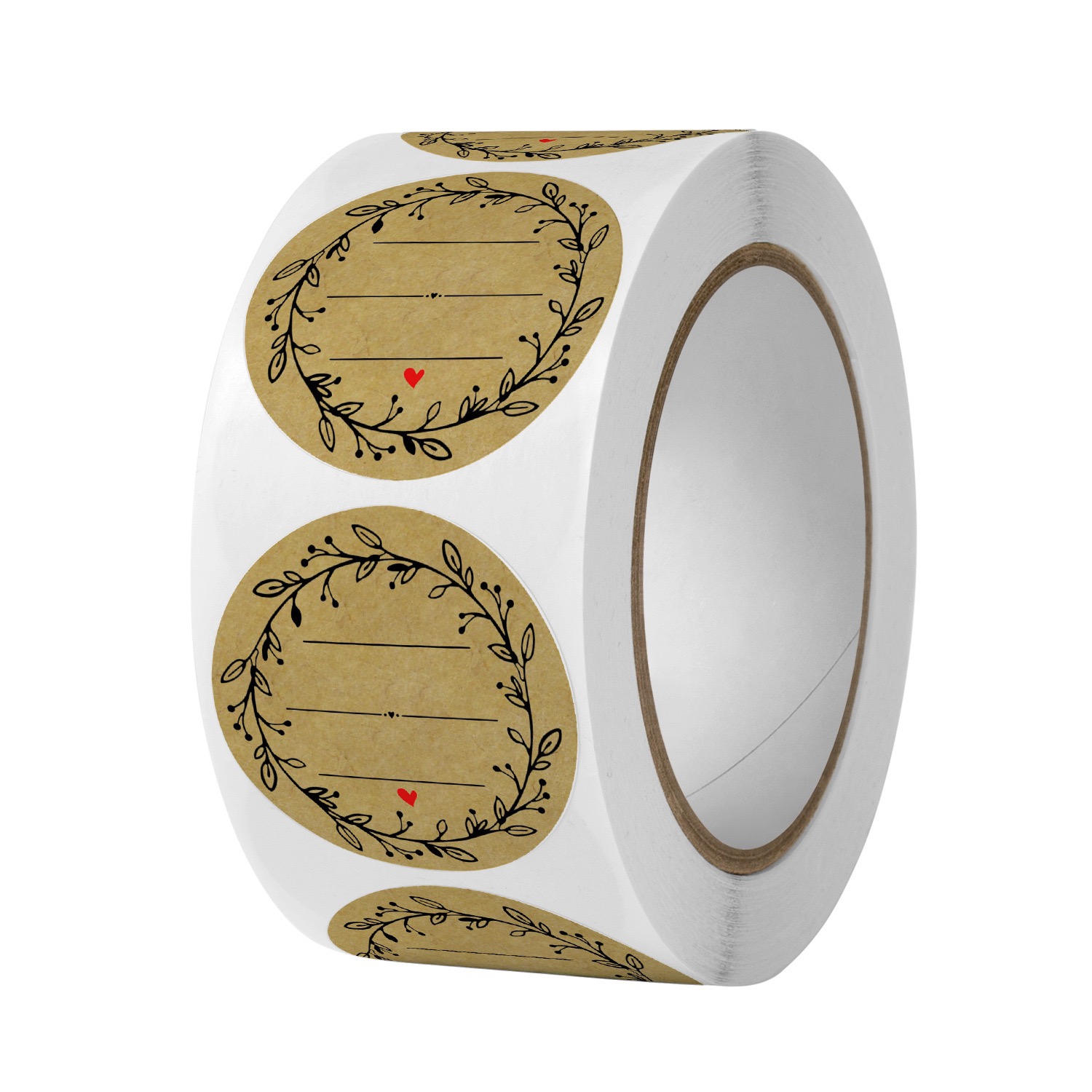 500 stuks/rol 1 inch kraftpapi - Letter Envelope Kraft recensie en prijs