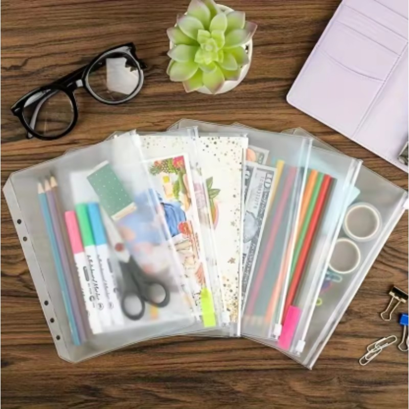 10 stuks transparante PVC-rits - Portfolio Folder Zip recensie en prijs