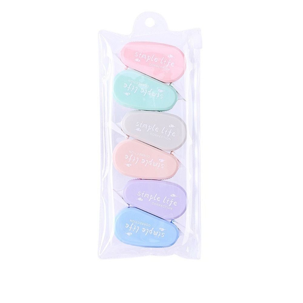 6 stks/set Stille Correctie Ta - Correction Tape Roller recensie en prijs