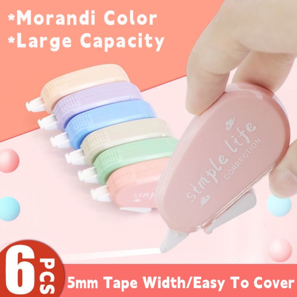 6 stks/set Stille Correctie Ta - Correction Tape Roller recensie en prijs